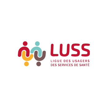 Logo représentant sur la gauche 4 personnage coloré face à face et à droite le texte LUSS